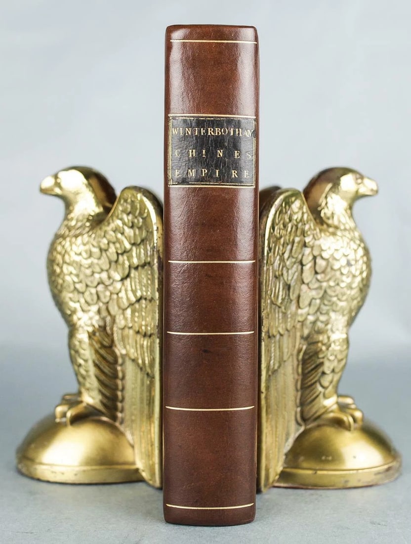 1795 1stED View of the Chinese Empire Winterbotham Illustrated Fold Out Plates: Country of Origin: United Kingdom,Author: W. Winterbotham,Binding: Leather,Language: English,Original/Facsimile: Original,Place of Publication: London,Publisher: J. Ridgeway,Region: Europe,Special Att