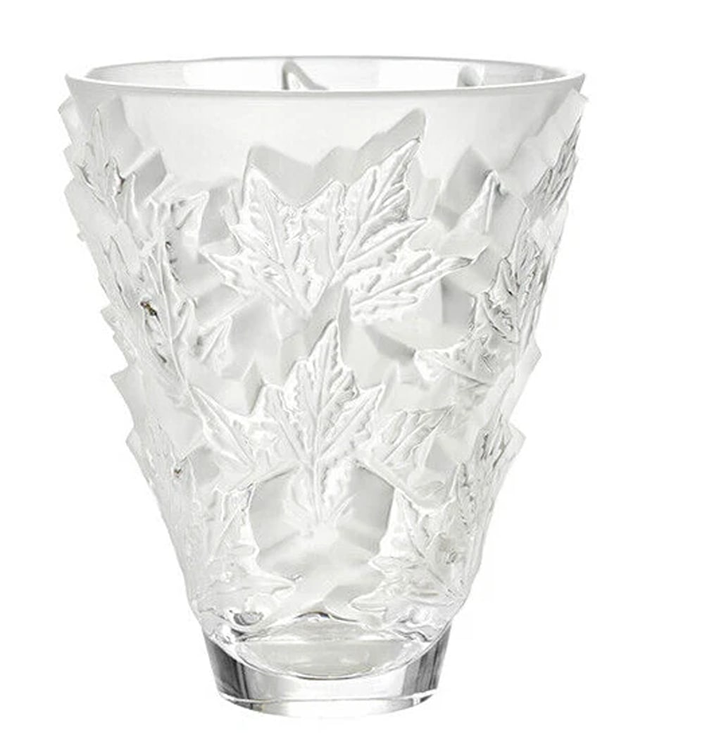Lalique CHAMPS-ÉLYSÉES SMALL VASE Clear Crystal Ref. 10598400 - (1 of 1)