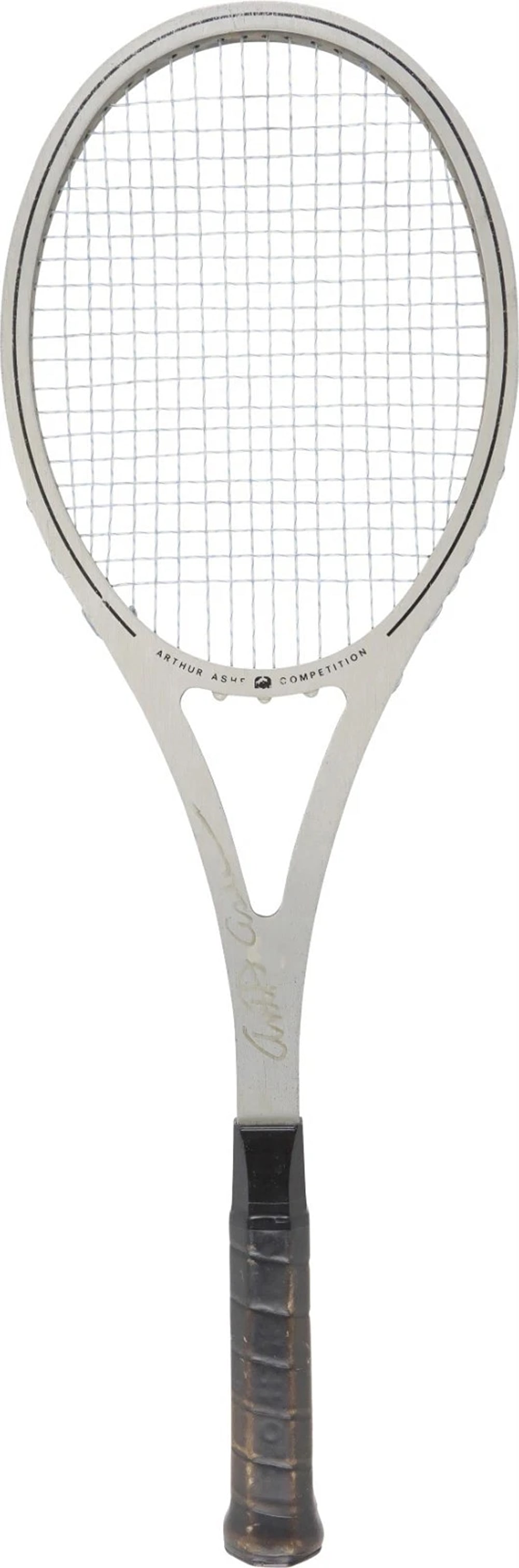 Arthur Ashe Twice-Signed Personal Game Used Tennis Racket PSA DNA COA RARE (1 of 8)