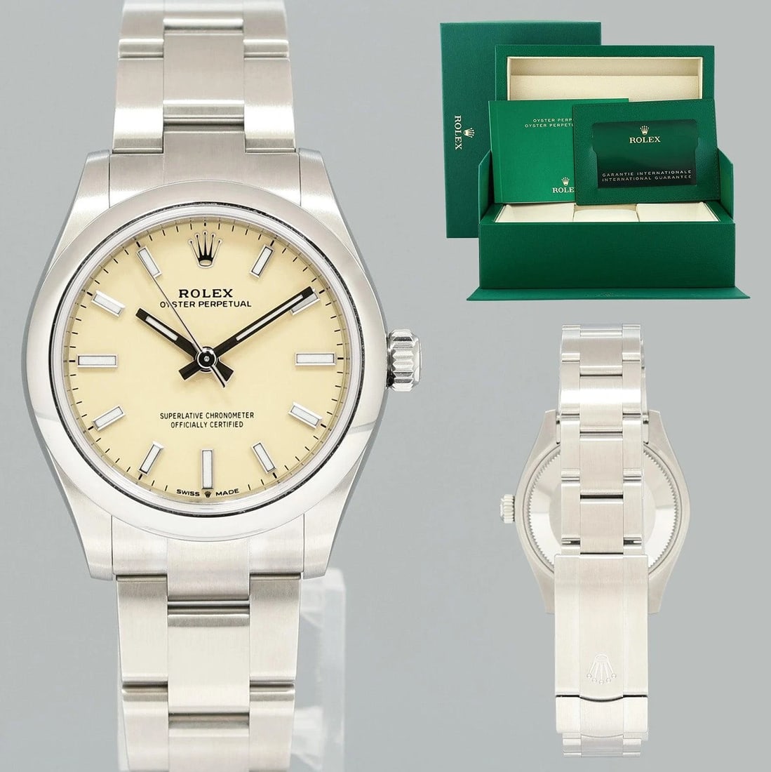 OCT 2025 NEW PAPERS Rolex Oyster 277200 Perpetual 31mm Beige Watch Box/PAPERS: Condition: New with box and papers: This item is brand new and has never been worn. It still has the original packaging. ,Brand: Rolex,Department: Women,Type: Wristwatch,Country of Origin: Switzerland