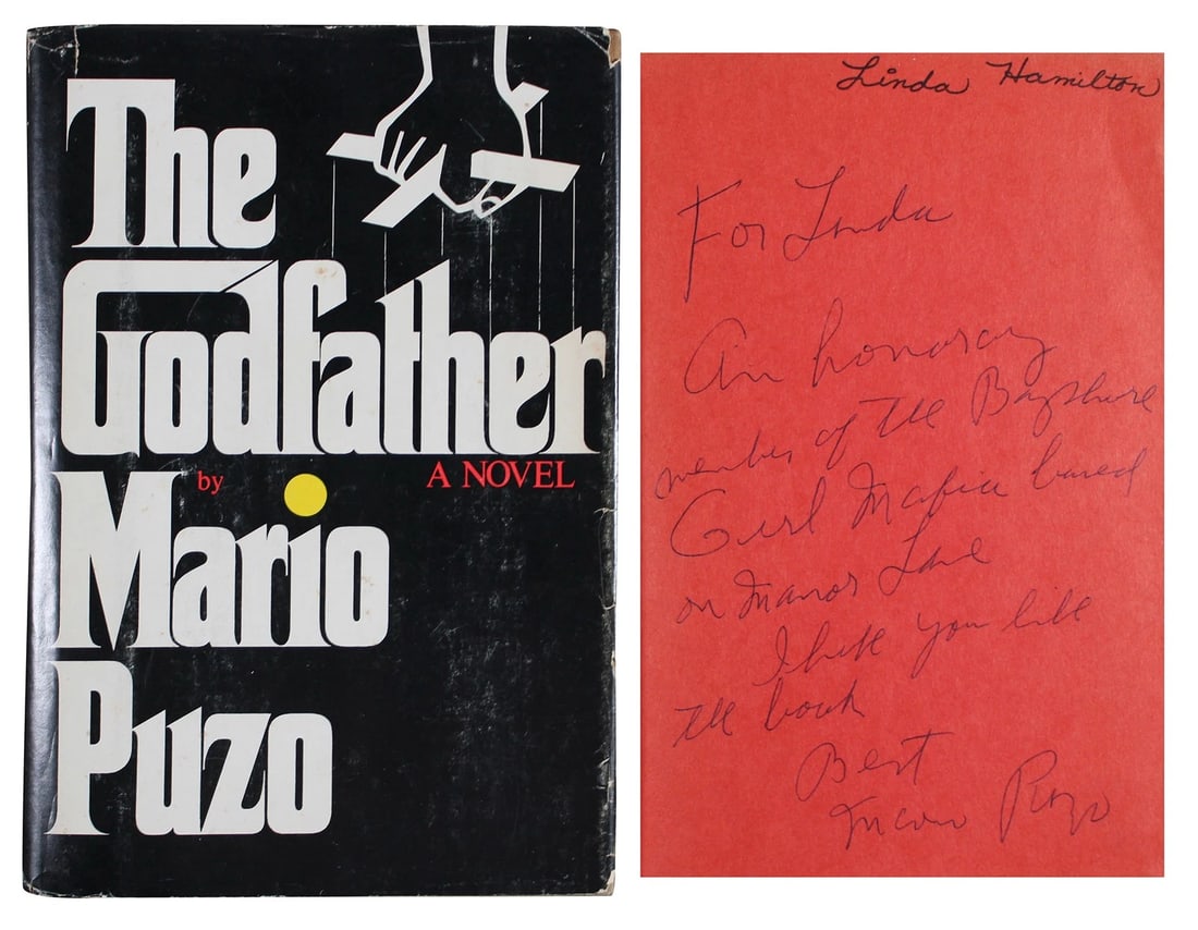 Mario Puzo The Godfather Signed 1st Edition Hard Cover Book w/ Dust Jacket BAS (1 of 8)