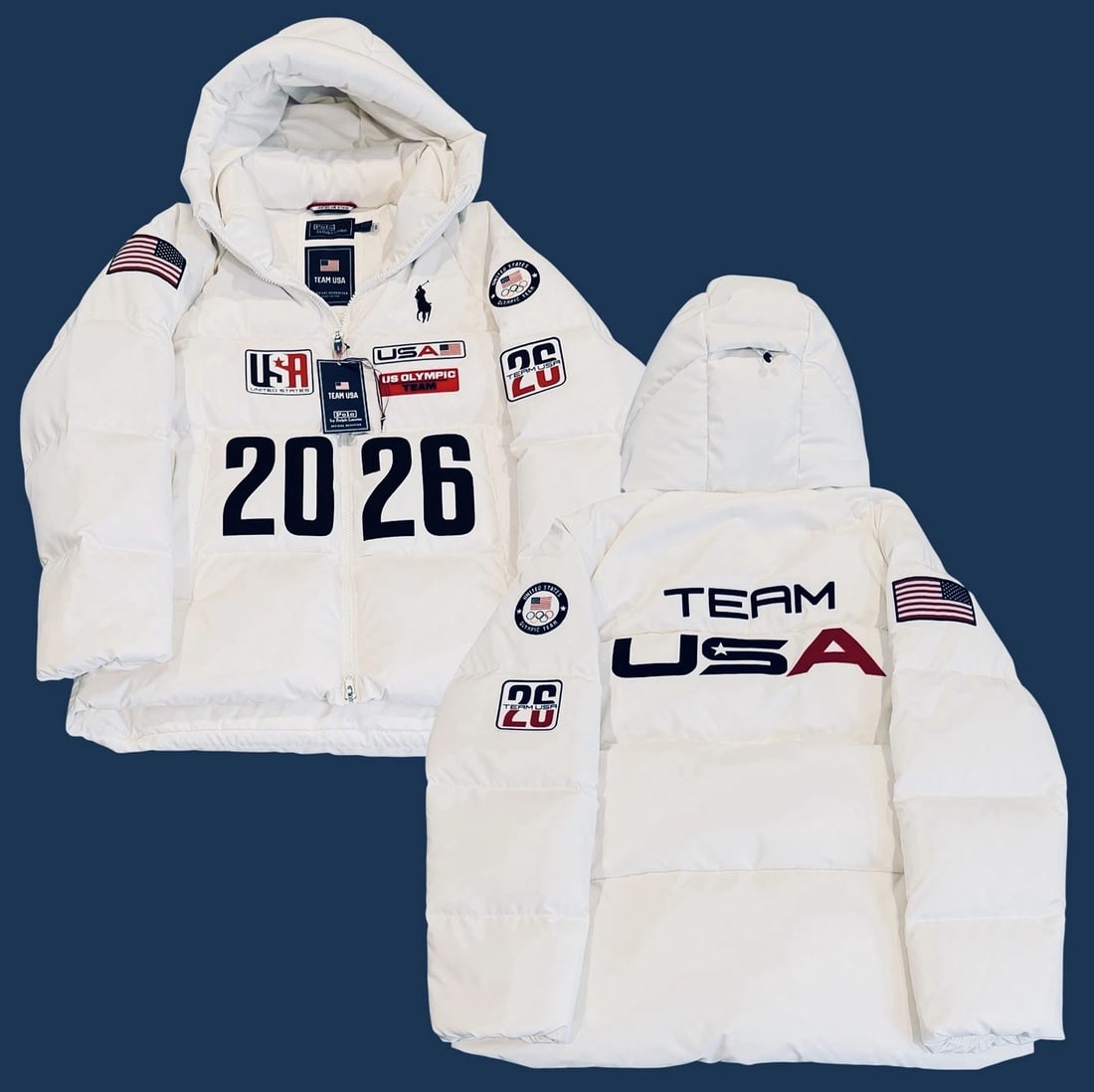 Polo Ralph Lauren Mens Team USA Flagbearer Jacket 2026 Olympics Milan Size XL: Condition: New with tags: This item is brand new and has never been worn. It still has the original tags and/or original packaging. ,Outer Shell Material: Polyester,Size: XL,Color: White,Lining Materi