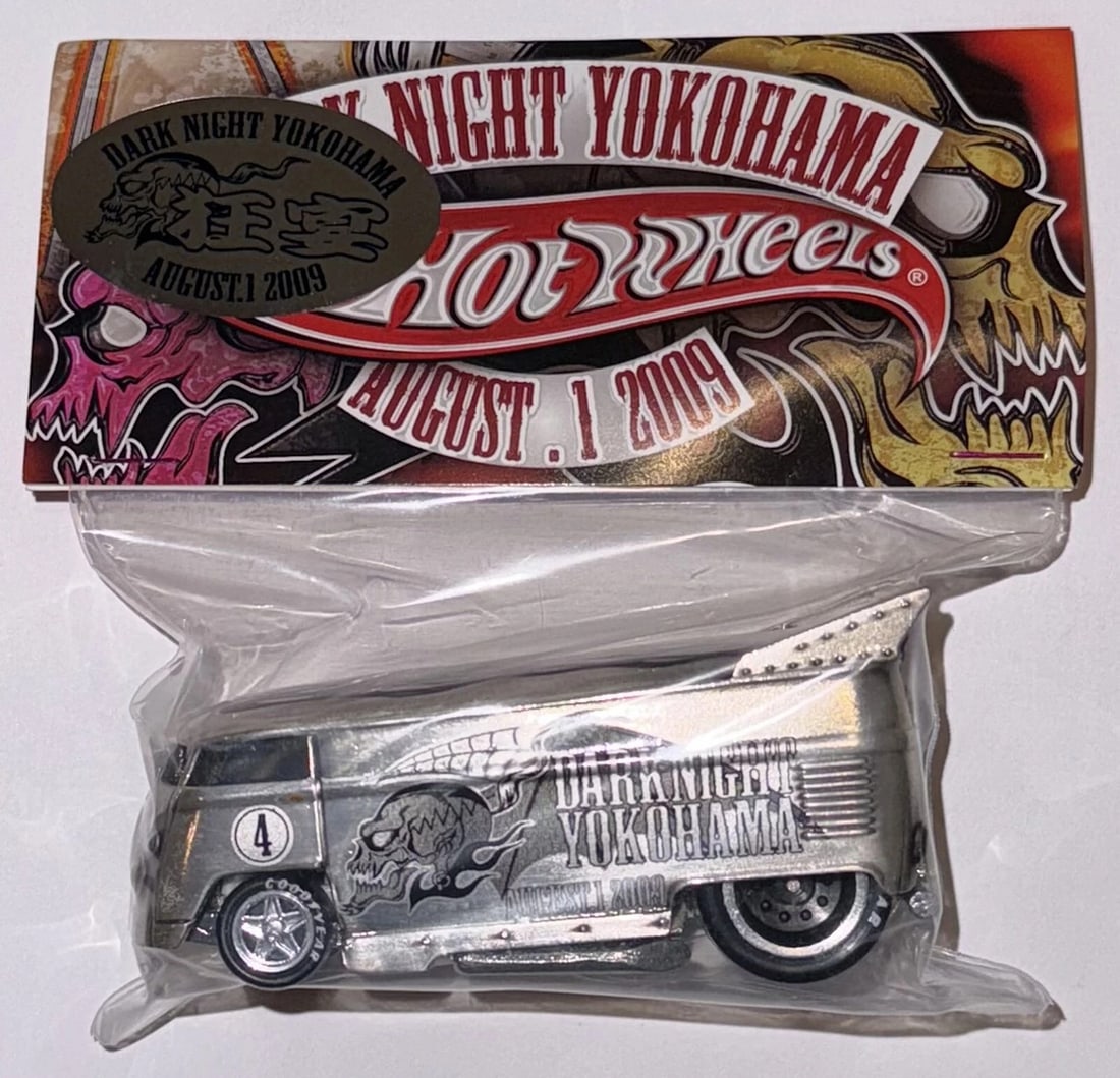 Silver VW Drag BUS Hot Wheels 2009 Japan Convention - Dark Night Yokohama: Condition: New: A brand-new, unused, unopened, undamaged item (including handmade items). See the seller's listing for full details. ,Autographed: No,Vehicle Make: Volkswagen,Vehicle Type: Car,Color:
