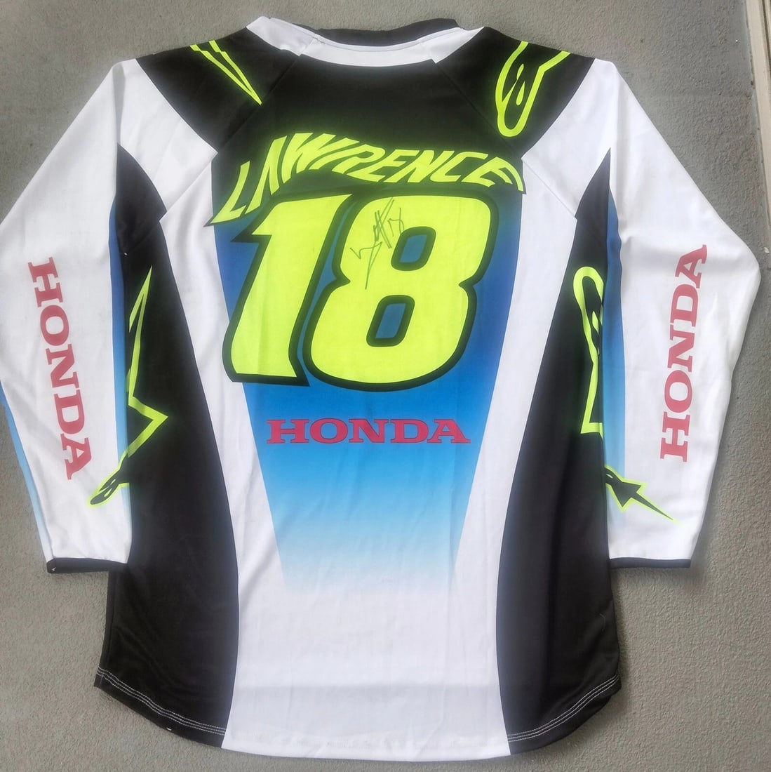Jett Lawrence Signed #18 Honda Replica Jersey - PSA - Supercross Motocross (1 of 5)