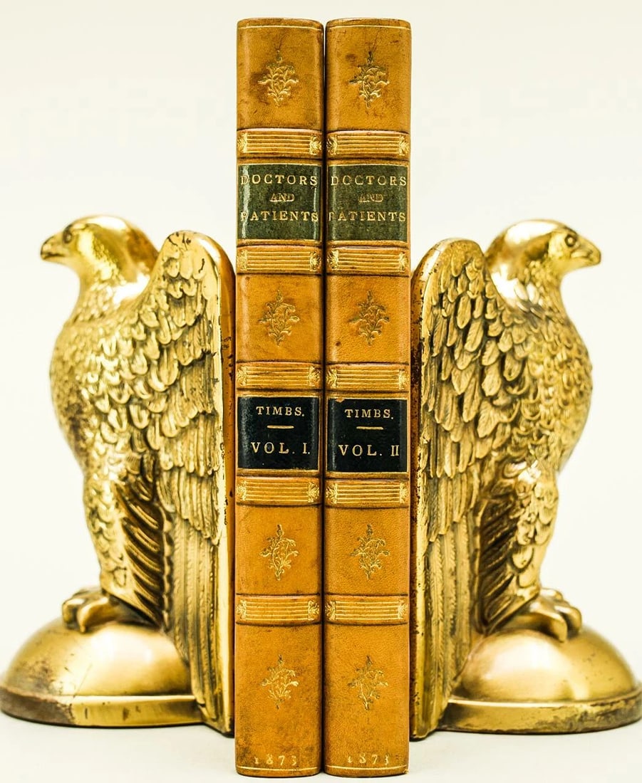 1873 Doctors and Patients MAGIC Quacks & QUACKERIES Leather Bound by Zaehnsdorf: Country of Origin: United States,Author: John Timbs,Binding: Leather,Language: English,Original/Facsimile: Original,Place of Publication: London,Publisher: Richard Bentley And Son,Region: Europe,Speci