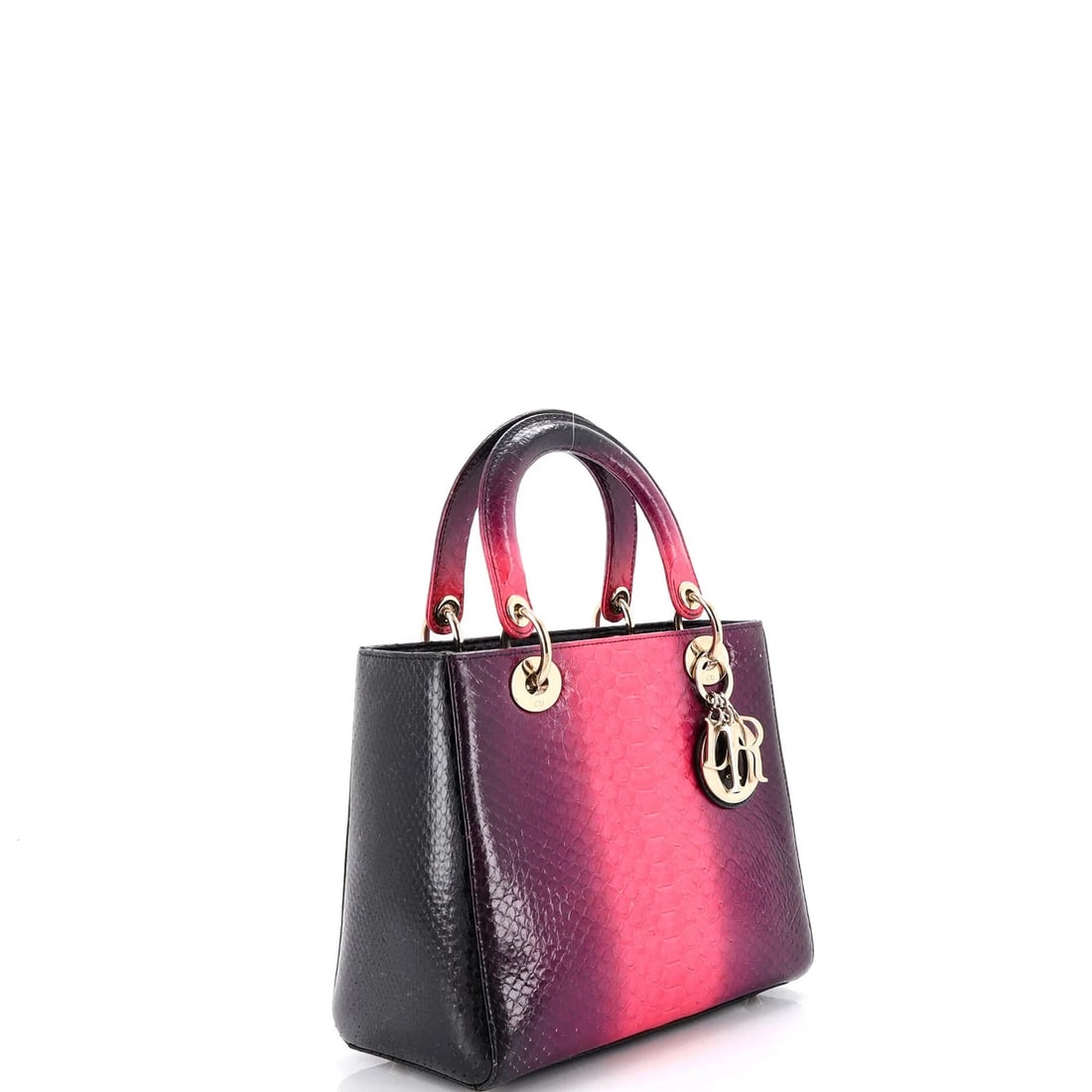 Christian Dior Lady Dior Bag Python Medium - 2