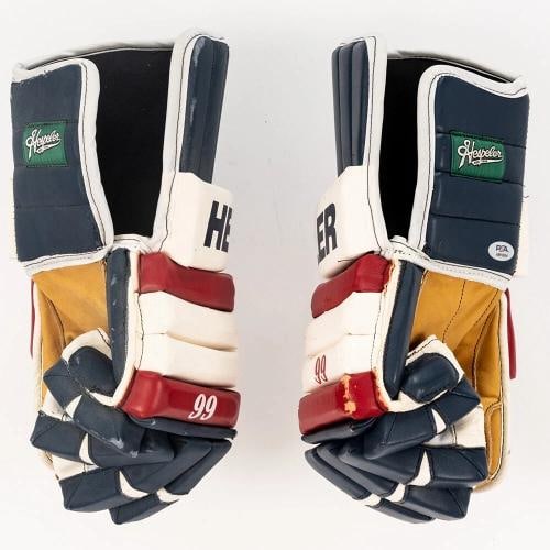 Wayne Gretzky New York Rangers Hespeler Game Model Hockey Gloves PSA DNA COA - 2