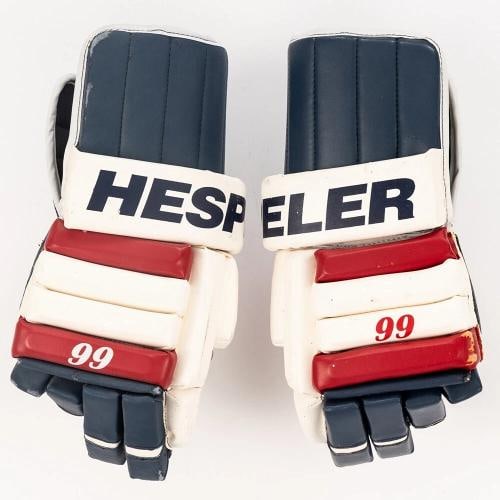 Wayne Gretzky New York Rangers Hespeler Game Model Hockey Gloves PSA DNA COA - 3