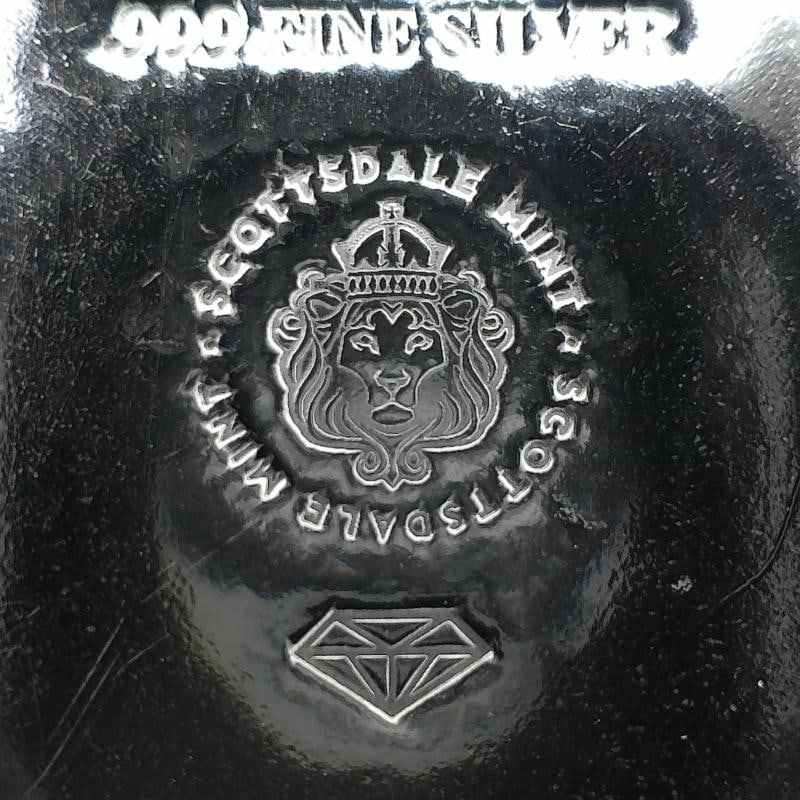 1 Kilo .999 Silver Bar Wall Street Mint Silver Bullion - 32.15 Troy Oz #A512 - 5