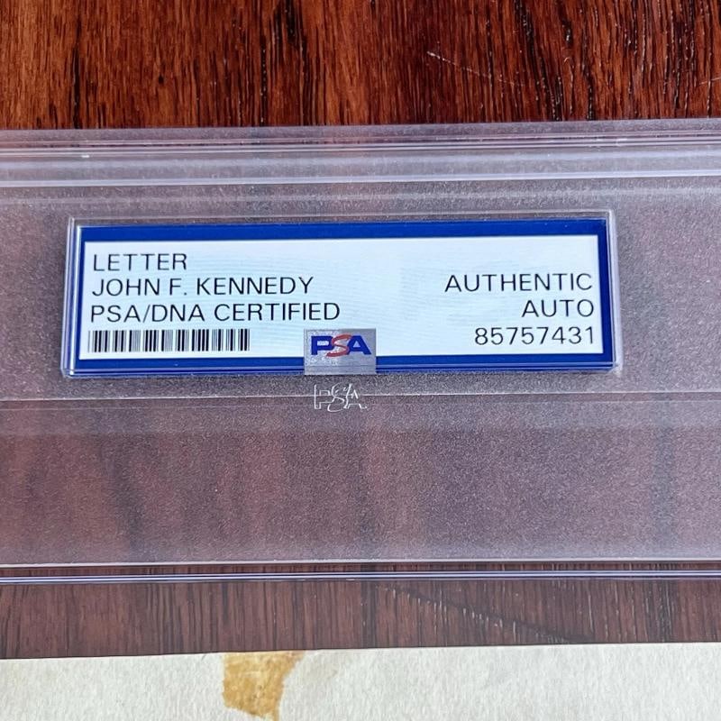JOHN F. KENNEDY (JFK) Signed Typed Letter Dated 7/17/1961 (PSA) - 5