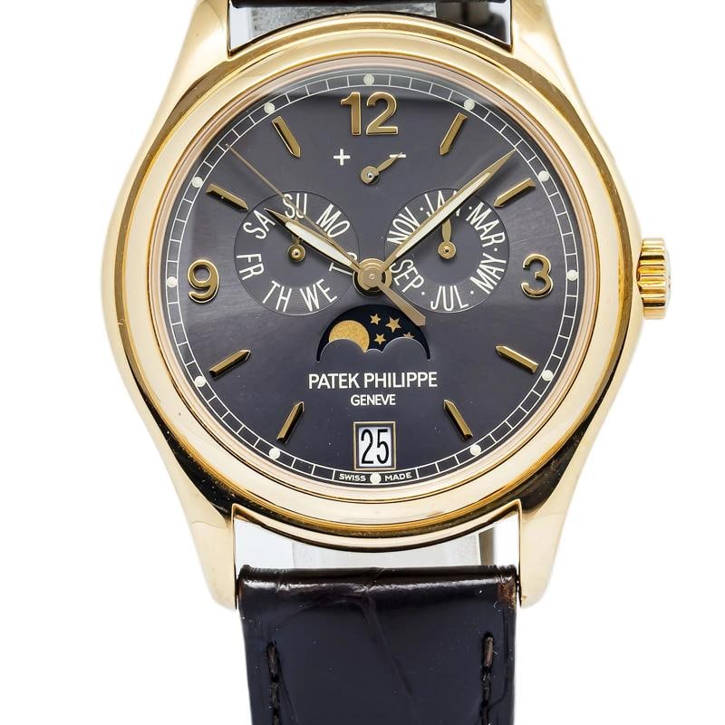 Patek Phillipe Annual Calendar 5146J-010 Yellow Gold Grey Dial Men's Watch 39mm - 2