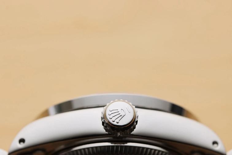 ROLEX LADIES DATEJUST 69174 AQUA BLUE DIAMOND 18K WHITE GOLD STEEL WATCH - 9