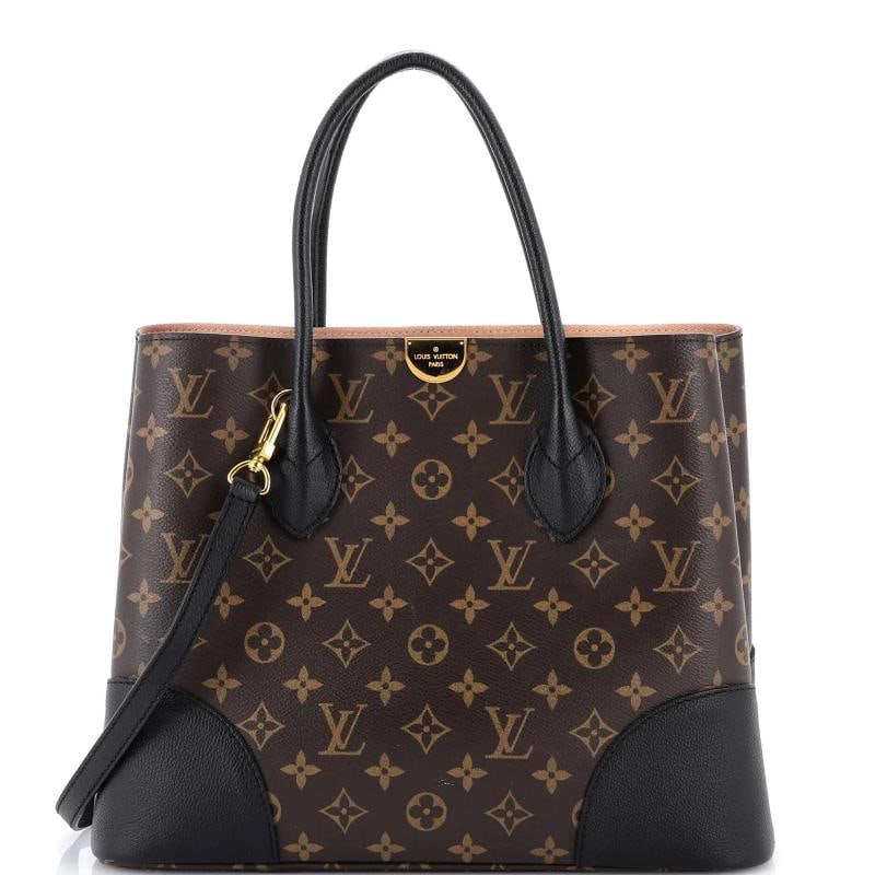 Louis Vuitton Flandrin Handbag Monogram Canvas and Leather: Accessories: With Strap Measurements: Handle Drop 5", Height 10", Width 13", Depth 6", Strap Drop 16". Condition: Pre-owned - Good,Brand: Louis Vuitton,Exterior Material: Canvas Coated, Leather,Style: