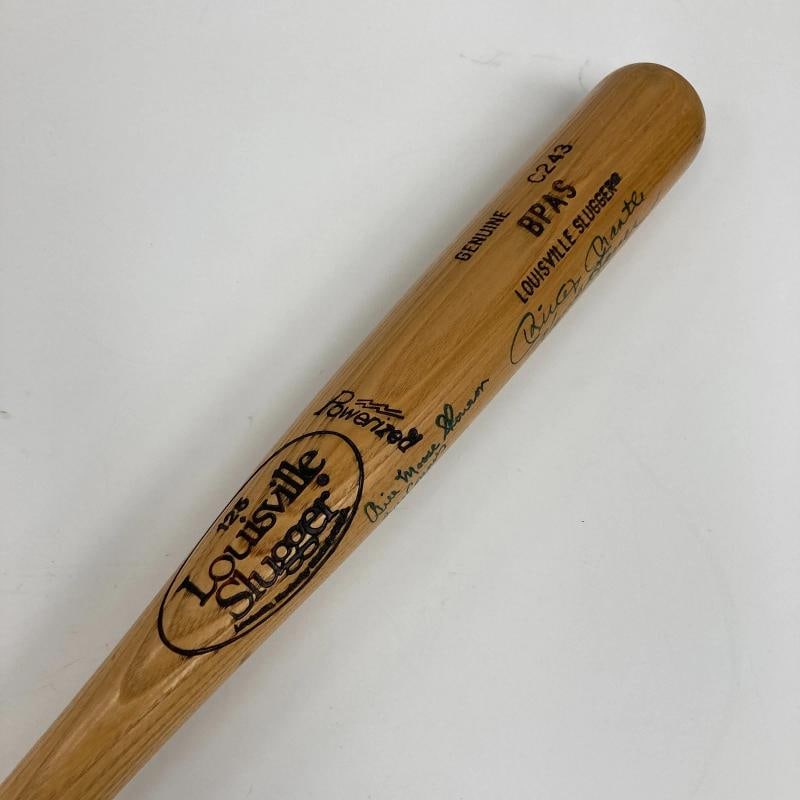 Mickey Mantle New York Yankees Legends Multi Signed Baseball Bat Beckett COA - 10