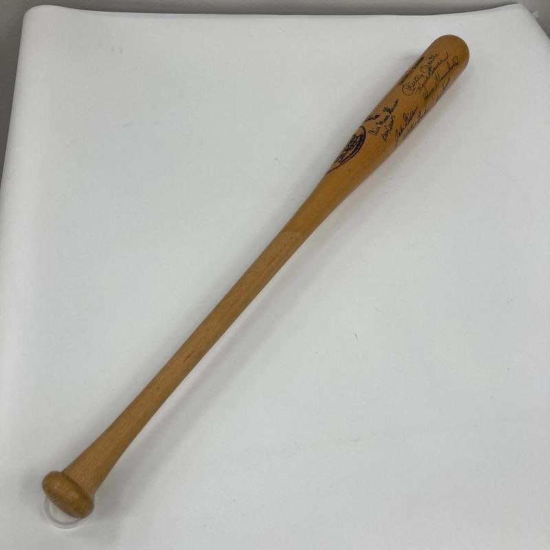 Mickey Mantle New York Yankees Legends Multi Signed Baseball Bat Beckett COA - 3