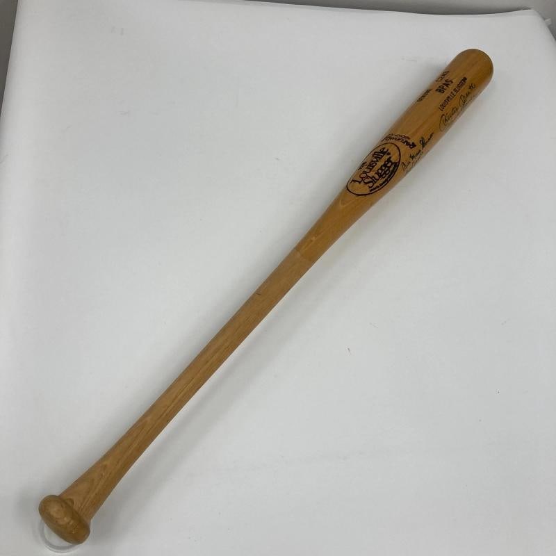 Mickey Mantle New York Yankees Legends Multi Signed Baseball Bat Beckett COA - 9