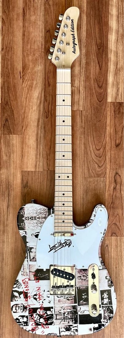 KEITH RICHARDS Signed Custom Guitar ROLLING STONES (JSA COA). - 3