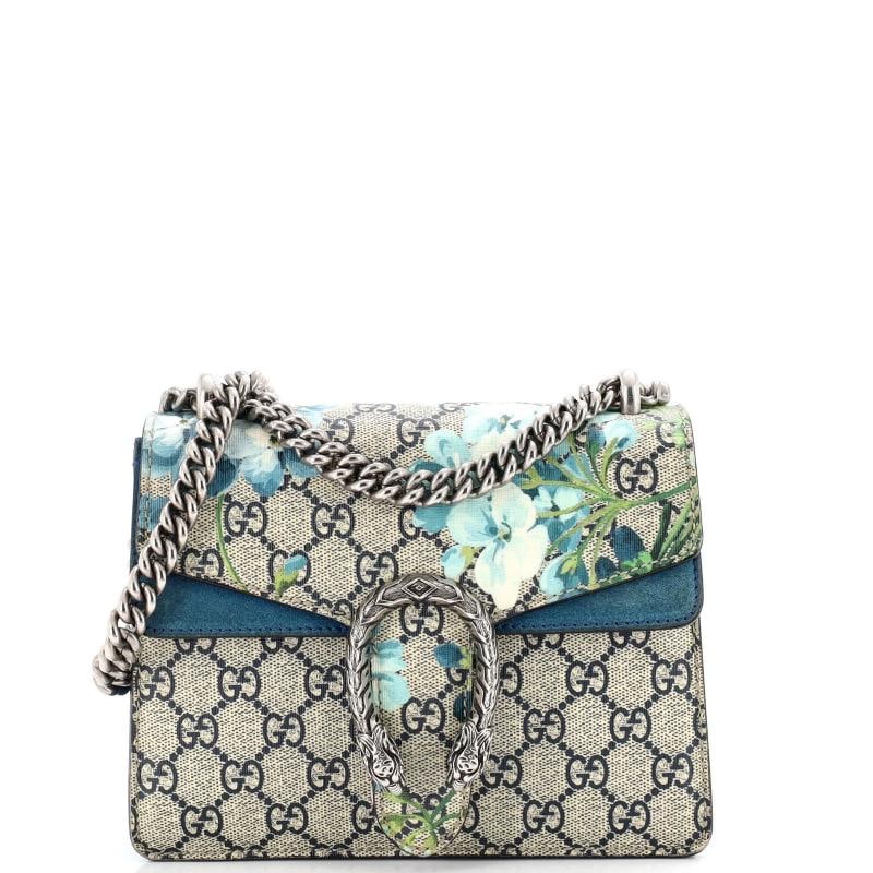 Gucci Dionysus Bag Blooms Print GG Coated Canvas Mini: Condition: Pre-owned - Good,Brand: Gucci,Exterior Material: Canvas Coated,Style: Shoulder Bags,Exterior Color: Brown,Department: Women,Size: Mini Estimated Retail Price: $1,890 Condition: Good. Exteri