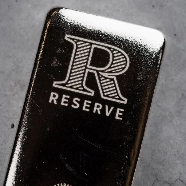 1 Kilo .999 Silver Bar RESERVE (Type II) - Cast Silver Bullion Bar #A213 - 2