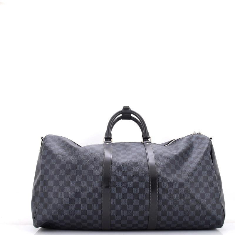 Louis Vuitton Keepall Bandouliere Bag Damier Cobalt 55 - 3