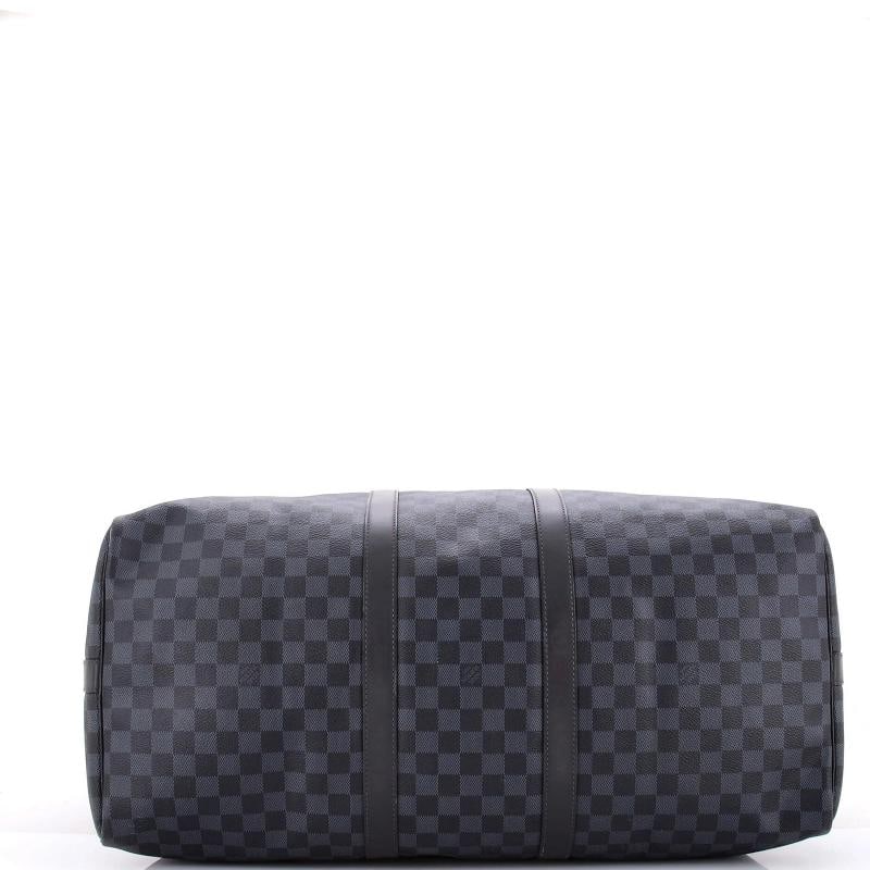 Louis Vuitton Keepall Bandouliere Bag Damier Cobalt 55 - 4