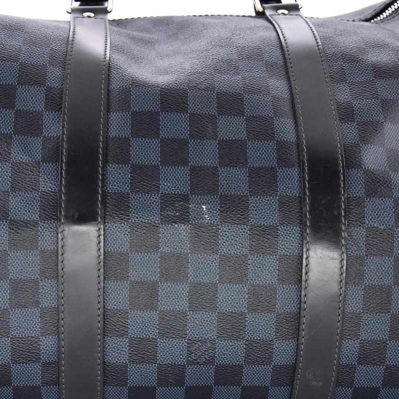 Louis Vuitton Keepall Bandouliere Bag Damier Cobalt 55 - 6