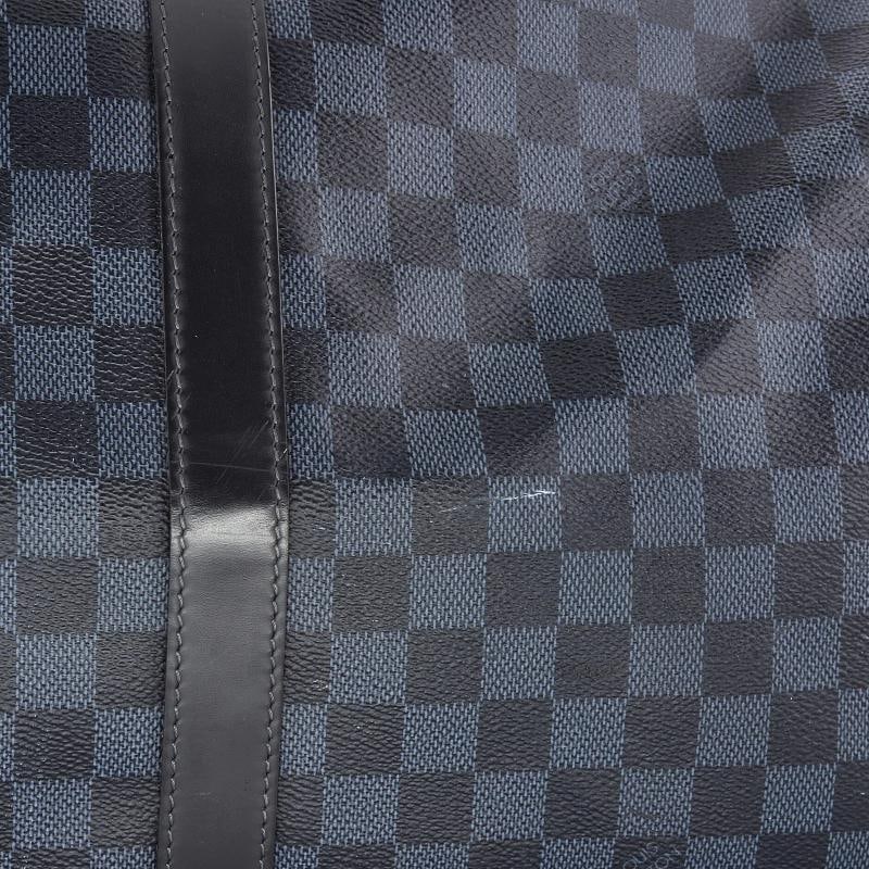 Louis Vuitton Keepall Bandouliere Bag Damier Cobalt 55 - 7
