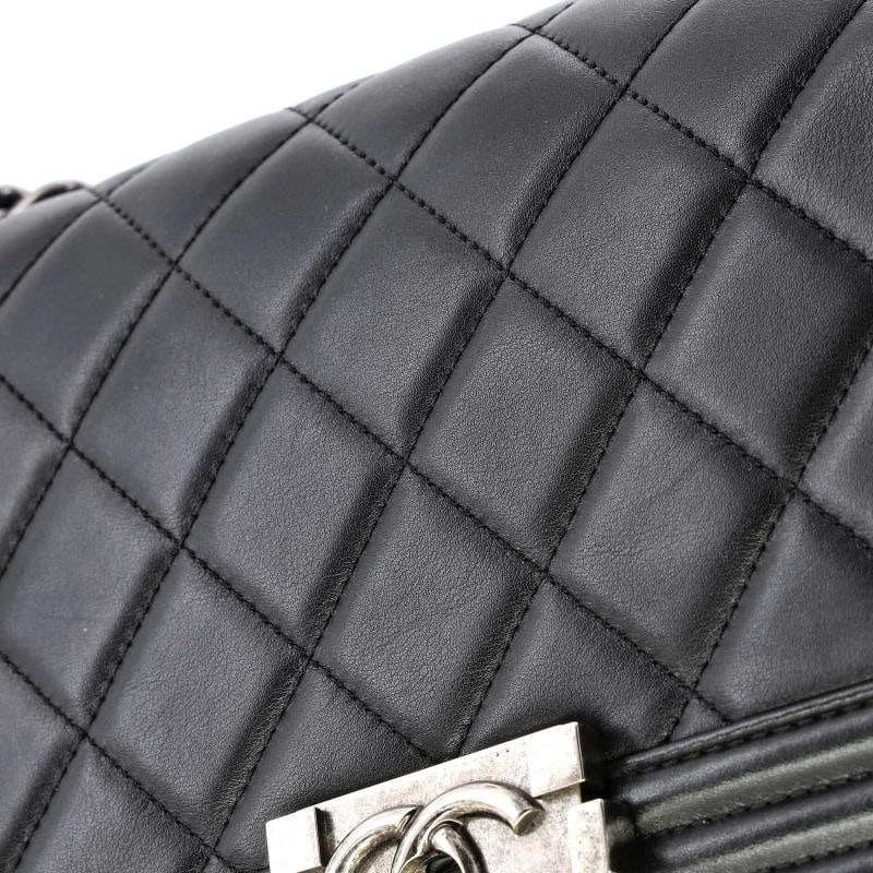 Chanel Boy Flap Bag Quilted Lambskin Old Medium - 8