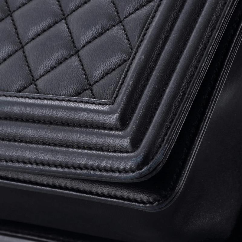 Chanel Boy Flap Bag Quilted Calfskin Old Medium - 6