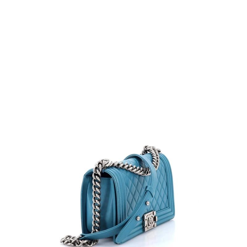 Chanel Boy Flap Bag Quilted Lambskin Old Medium - 2