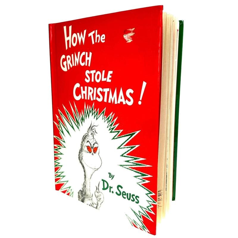 Dr. Seuss Original Signed How the Grinch Stole Christmas Book JSA Theodor Geisel - 3