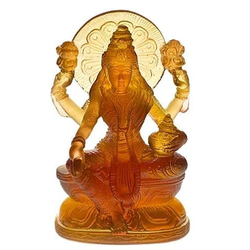 NEW DAUM CRYSTAL LIMITED ED. LAKSHMI AMBER FIGURINE #03926 BRAND NIB: Condition: New: A brand-new, unused, unopened, undamaged item in its original packaging (where packaging is applicable). Packaging should be the same as what is found in a retail store, unless the