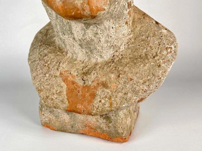 Antique Grand Tour Terracotta Bust Statue Roman General Marcus Vipsanius Agrippa - 13