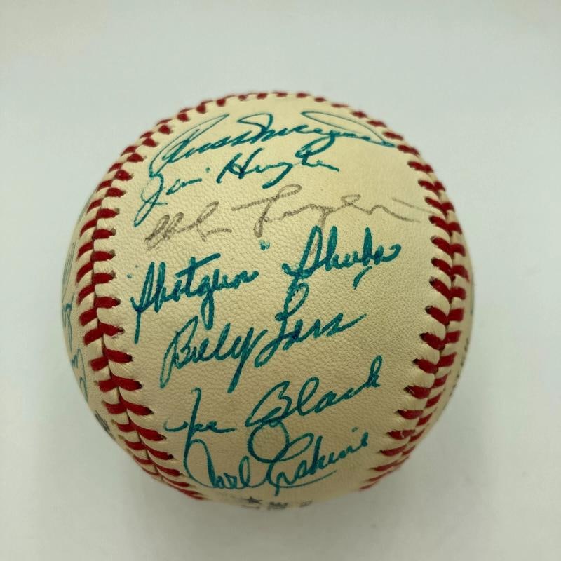 1955 Brooklyn Dodgers World Series Champs Team Signed Baseball Sandy Koufax JSA - 5