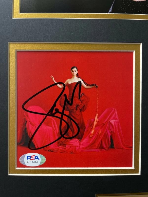 Selena Gomez Autographed Revelacion CD Album Framed Collage PSA/DNA Signed - 3