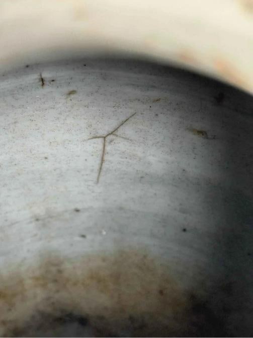 Antique 17thC Chinese Ming Dynasty Wucai Painted Fenghuang Porcelain Jar Pot - 16