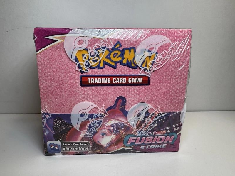 READ Pokemon TCG Fusion Strike Booster Box Sword & Shield Factory Sealed #2 (1 of 8)