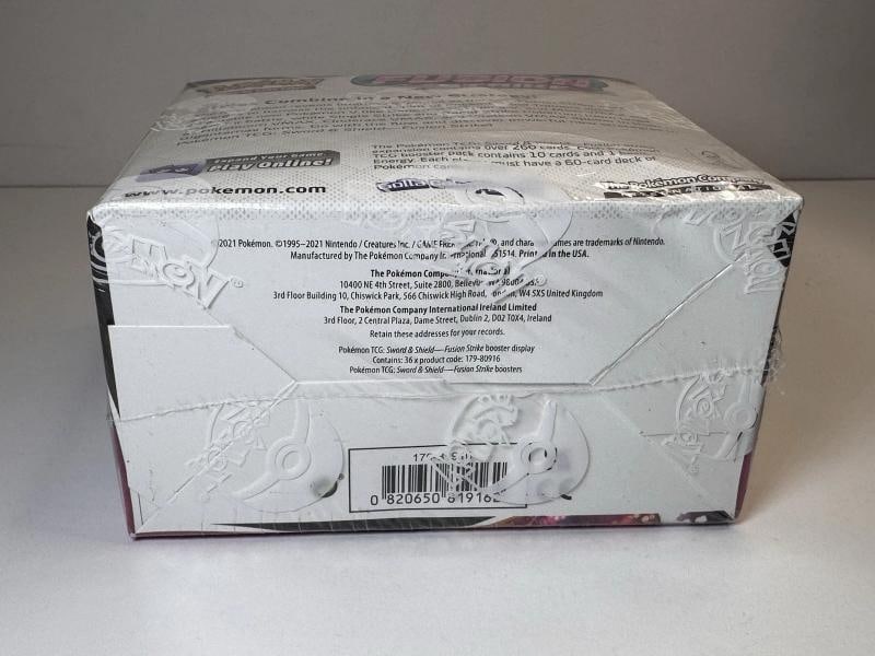 READ Pokemon TCG Fusion Strike Booster Box Sword & Shield Factory Sealed #2 - 6