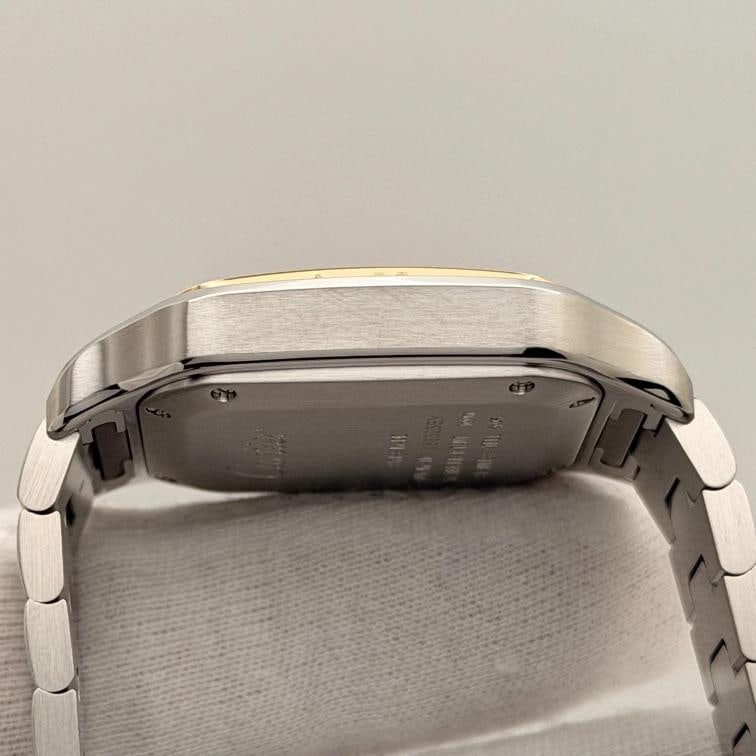 2025 Cartier Santos Medium W2SA0016 35mm Silver Dial 18k Gold Steel Box Paper - 8