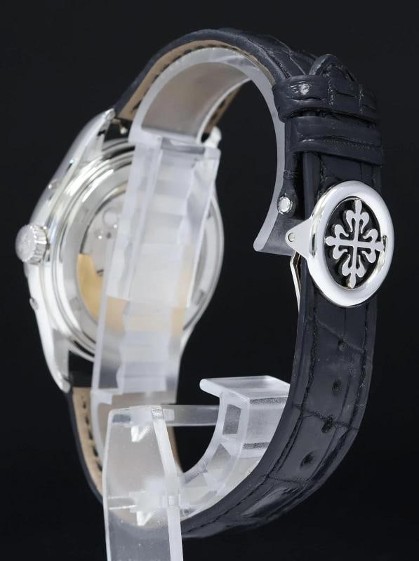 MINT Patek Philippe 5146P Platinum Annual Calendar Moon Phase 39mm Grey Watch - 3