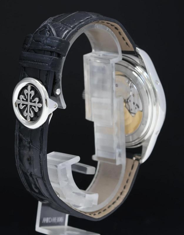 MINT Patek Philippe 5146P Platinum Annual Calendar Moon Phase 39mm Grey Watch - 5