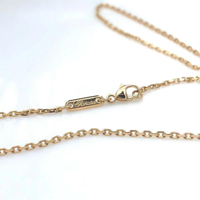Chopard Happy Hearts Diamond Rose Gold Pendant Necklace 18K 16' Box - 6