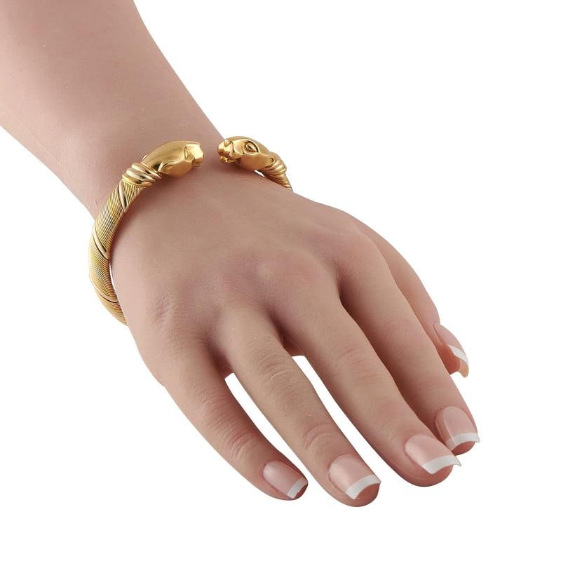 Cartier Vintage Panthere 18K Yellow Gold Bracelet CA18-011326 - 2