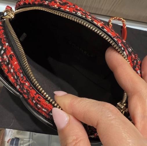 Chanel Oval Red Tweed Midnight Camera Bag MinaudiÃƒÂ¨re - 7