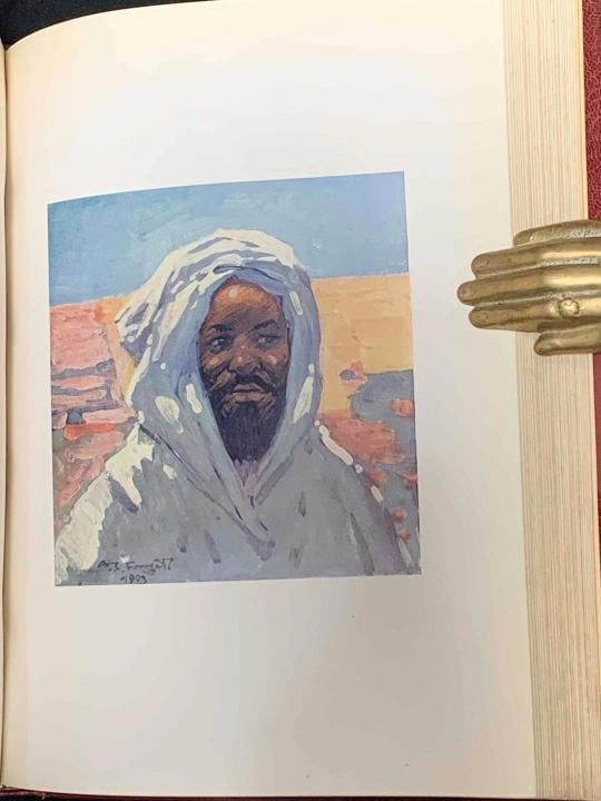 1904 Morocco Limited 1stEd Fine Leather Bound by Bayntun Color Plates Signed - 10