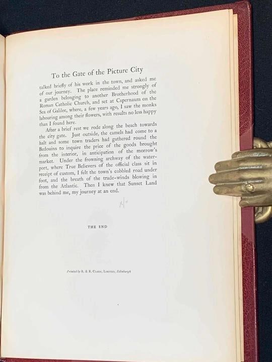 1904 Morocco Limited 1stEd Fine Leather Bound by Bayntun Color Plates Signed - 17