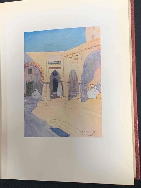 1904 Morocco Limited 1stEd Fine Leather Bound by Bayntun Color Plates Signed - 9