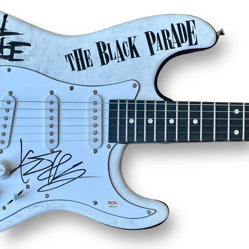 Gerard Way Signed Custom Guitar My Chemical Romance (JSA COA) - 2