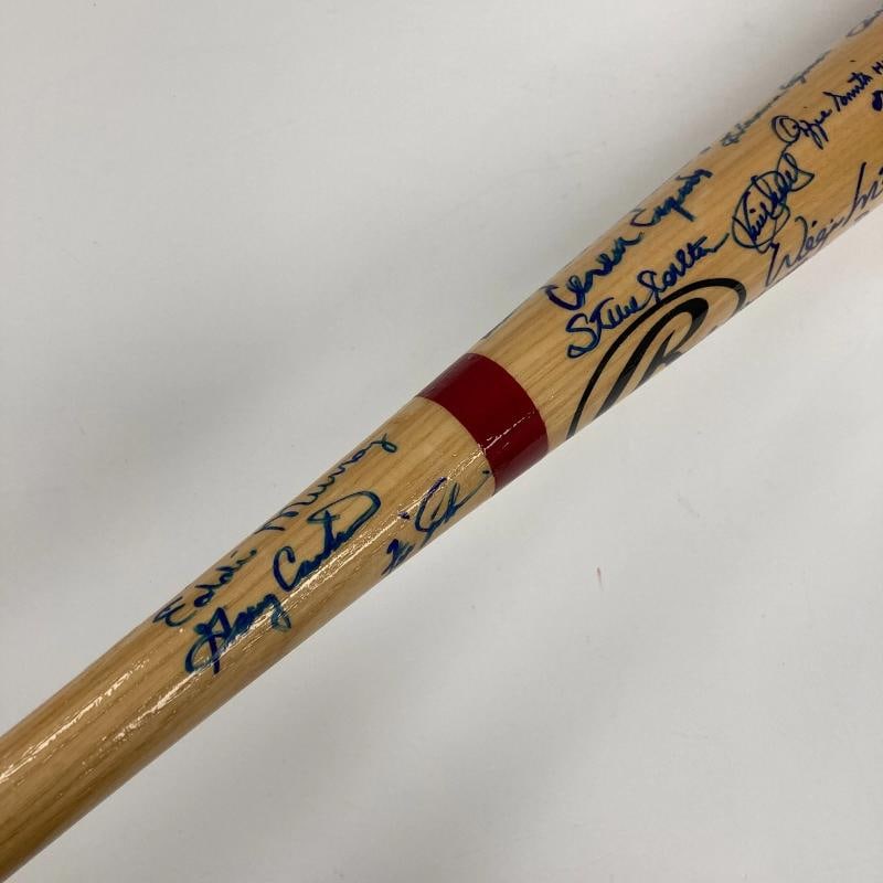 Hall Of Fame Multi Signed Baseball Bat 46 Sigs With Sandy Koufax Beckett COA - 5