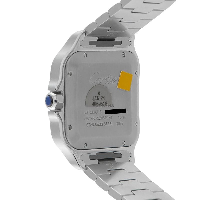 Cartier Santos Large Blue Dial Steel Watch WSSA0030 - 3